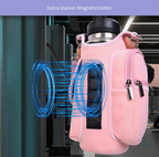 Magnetische Sporttasche für deine Wasserflasche, Handy, Autoschlüssel und mehr!