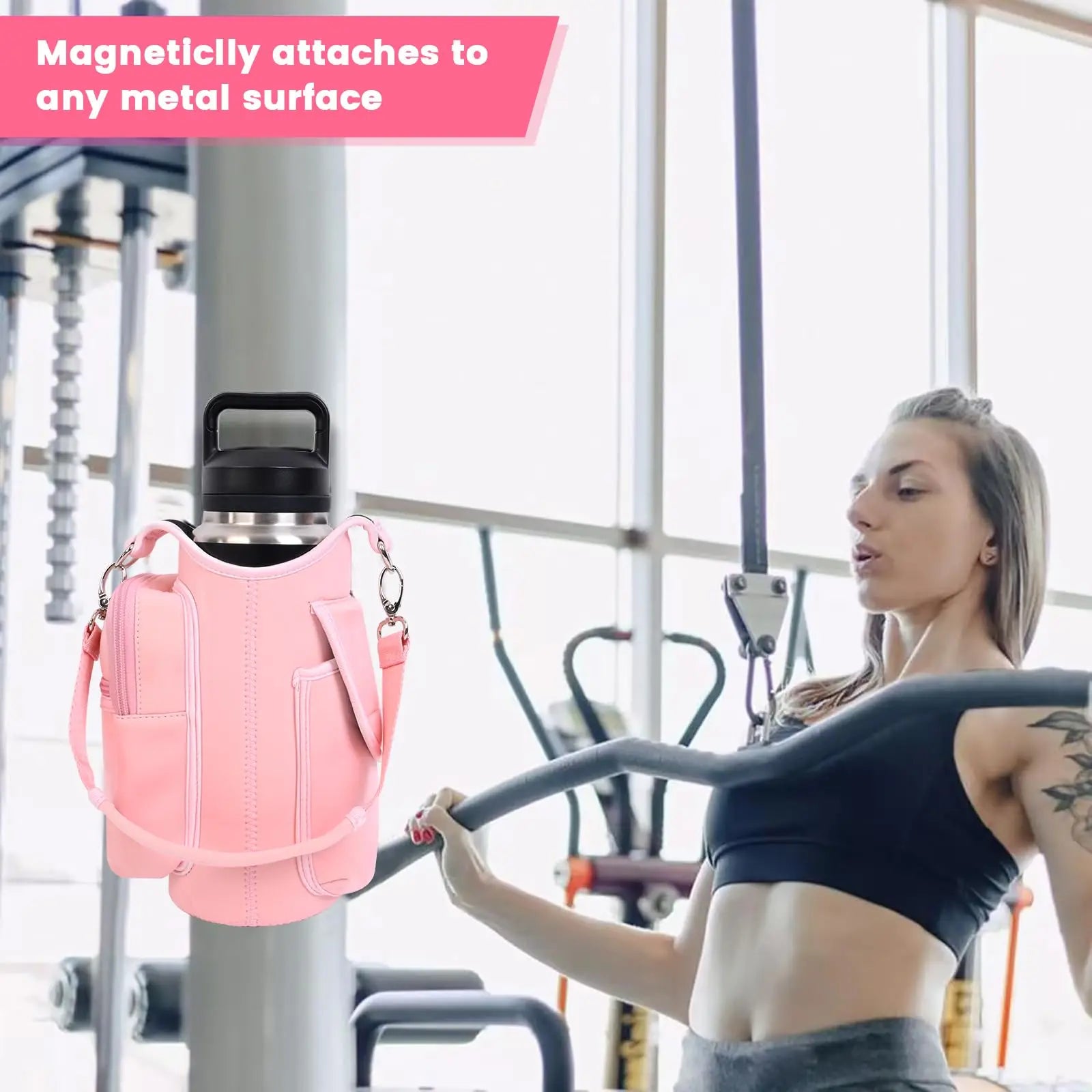Magnetische Tasche für Gym, Fitness und Freizeit